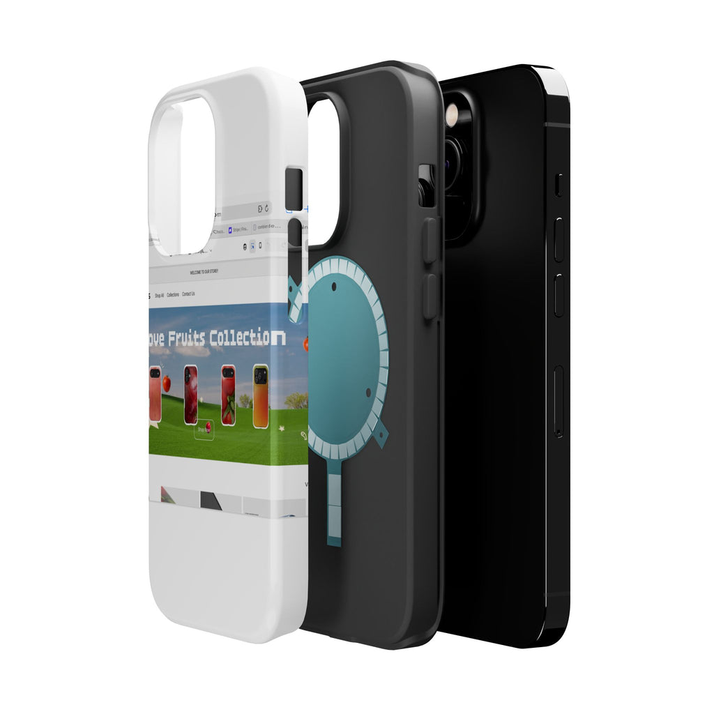 Impact-Resistant Magnetic Phone Case — Colorful Fruit Collection Graphic