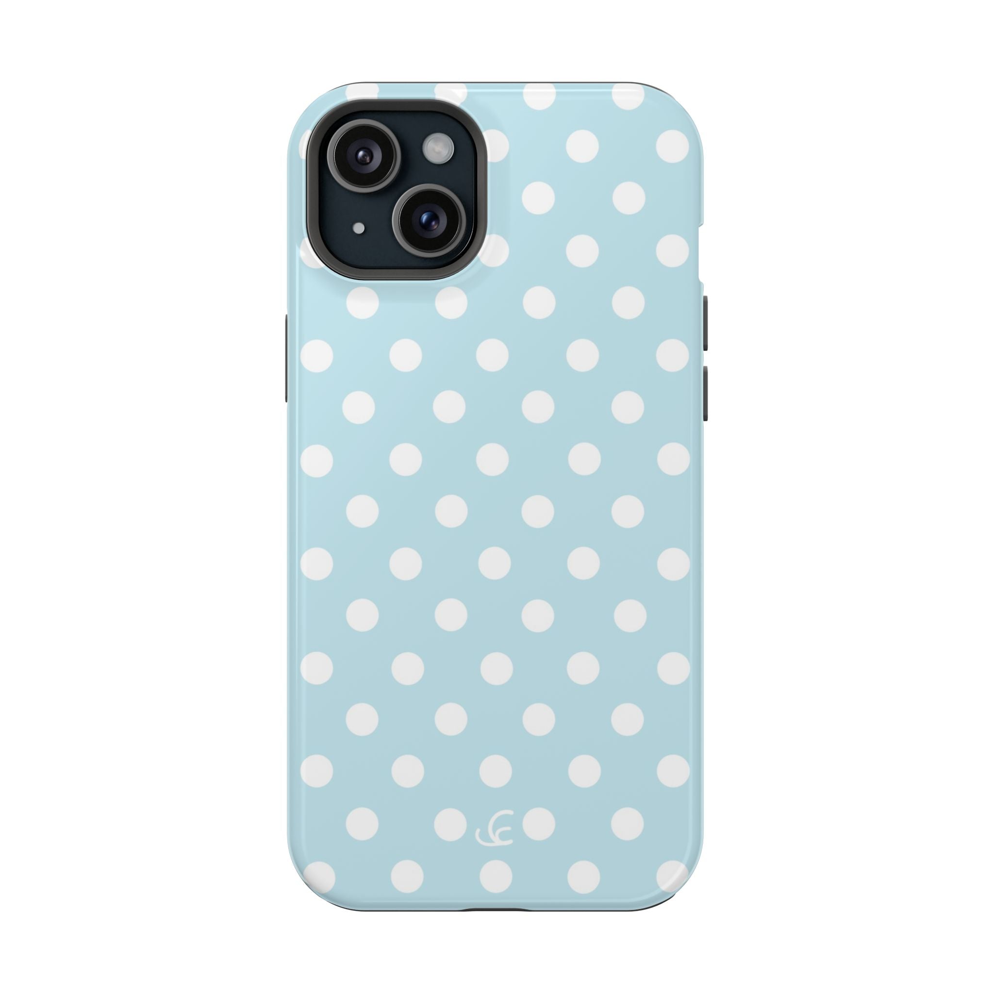 Baby Blue Polka Dot