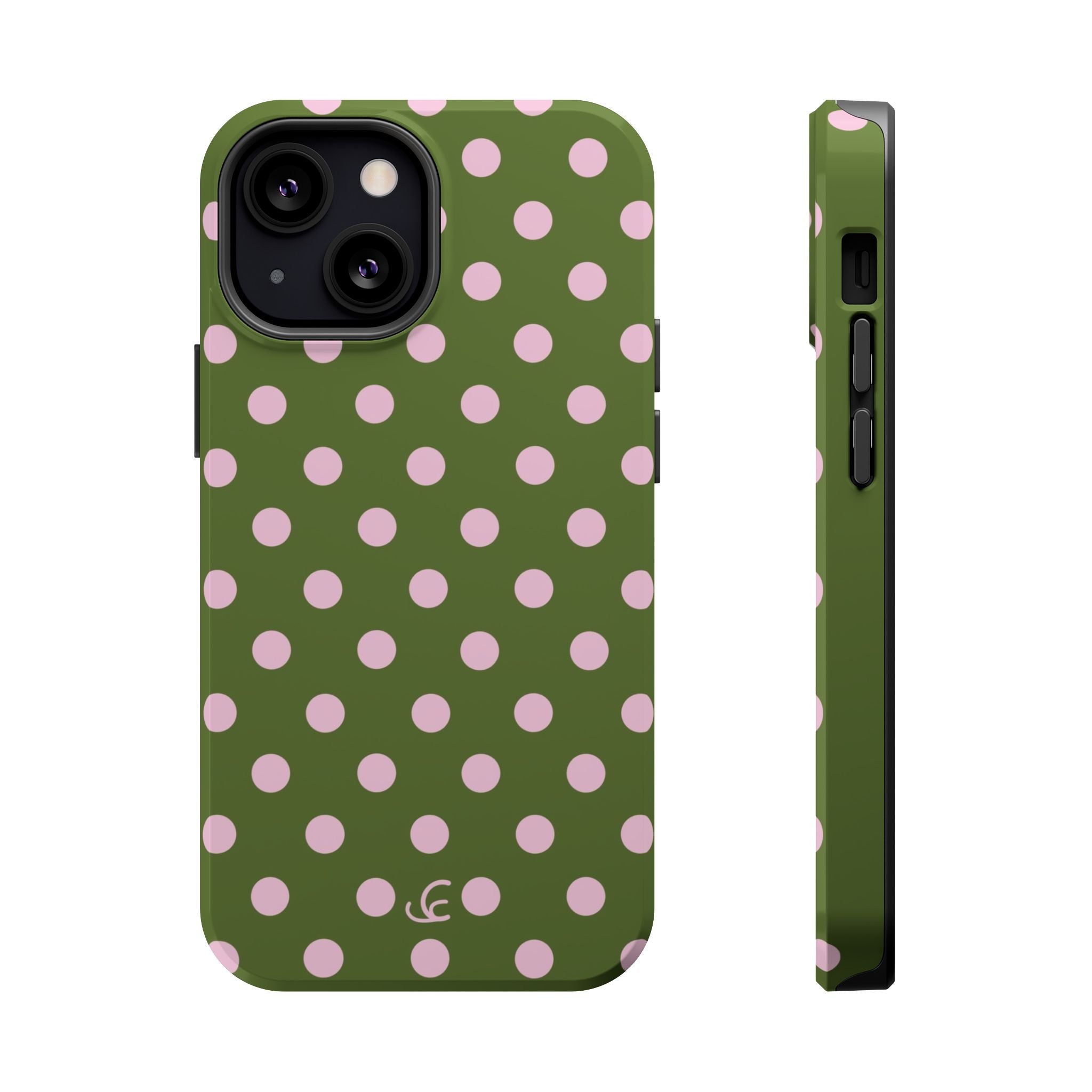 Strawberry Matcha Polka Dot