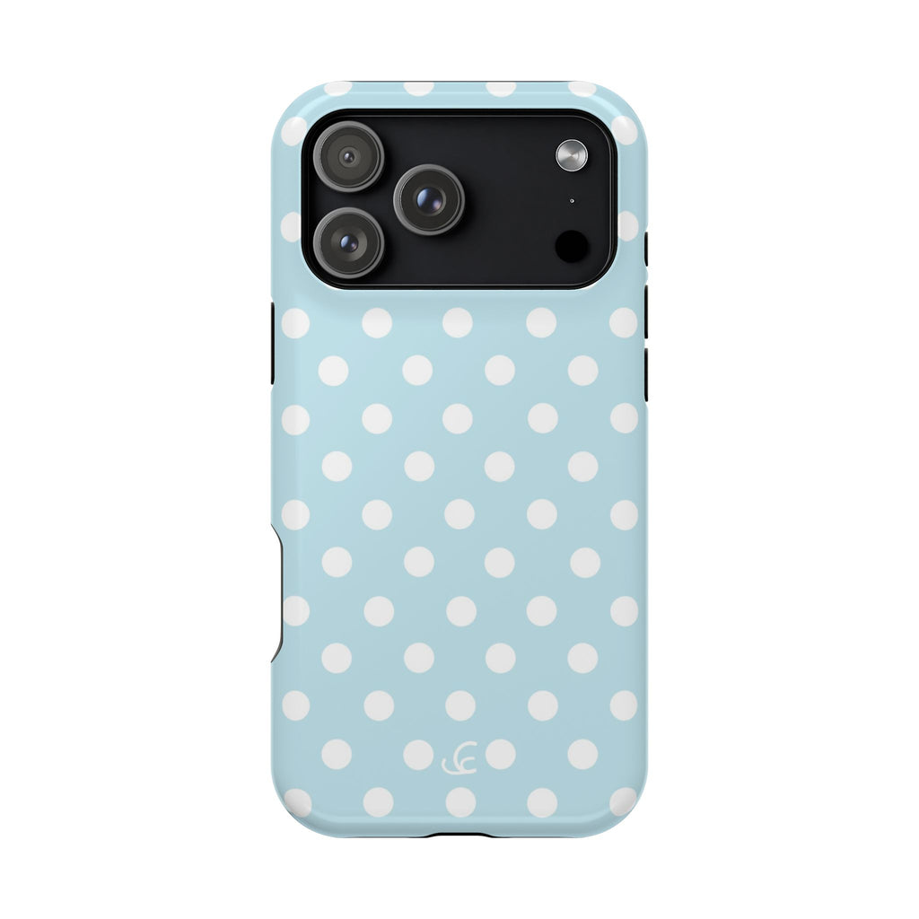 Baby Blue Polka Dot