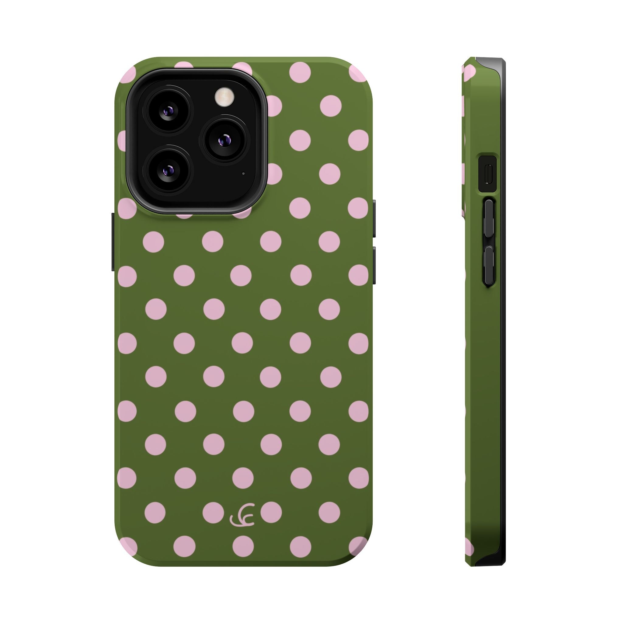 Strawberry Matcha Polka Dot