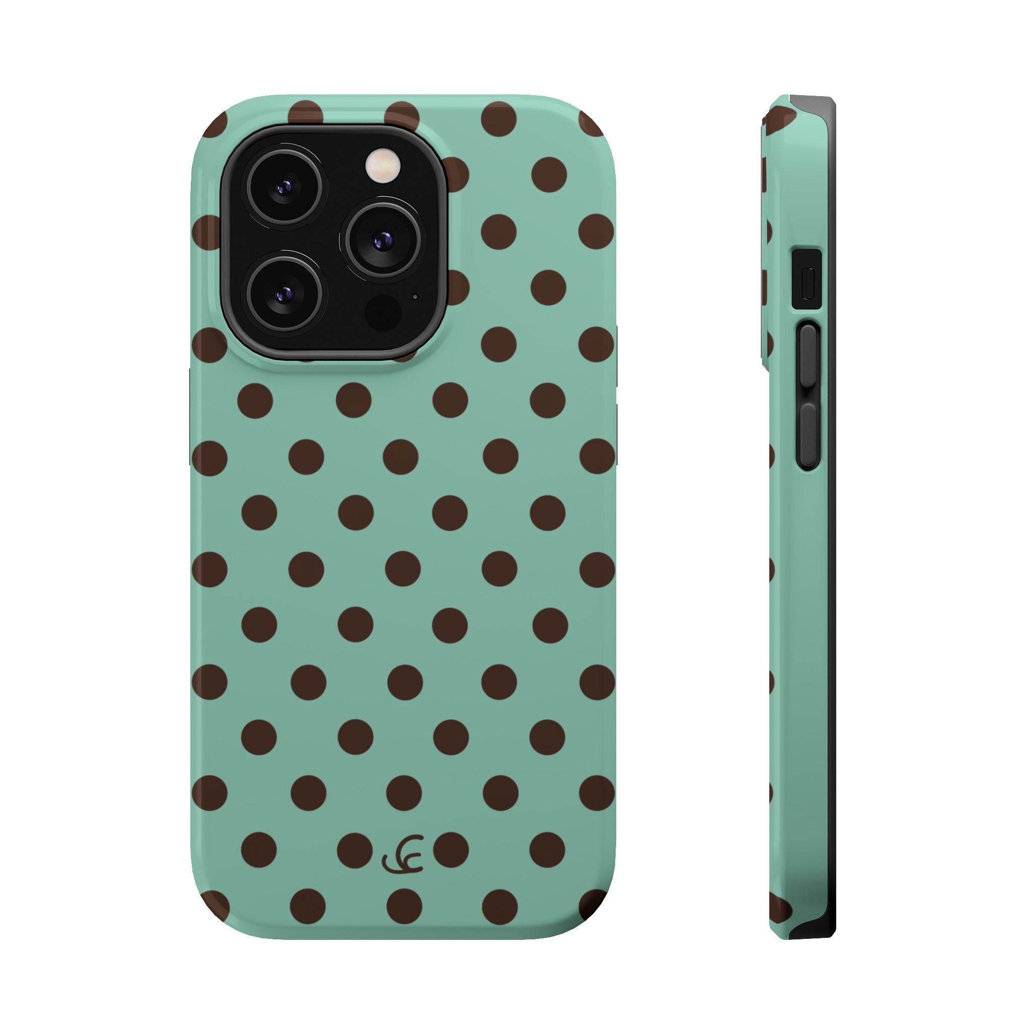 Mint Choco Polka Dot