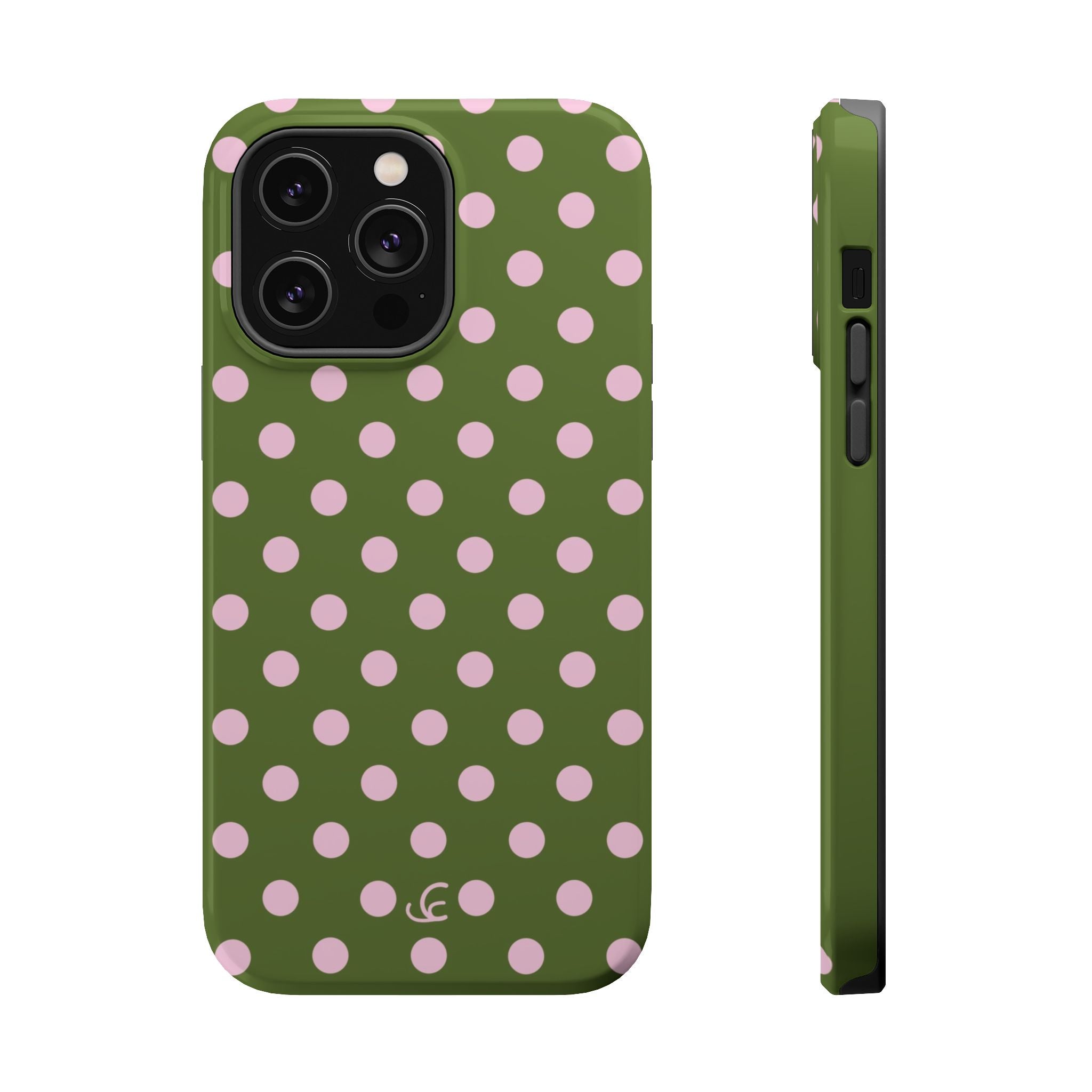 Strawberry Matcha Polka Dot