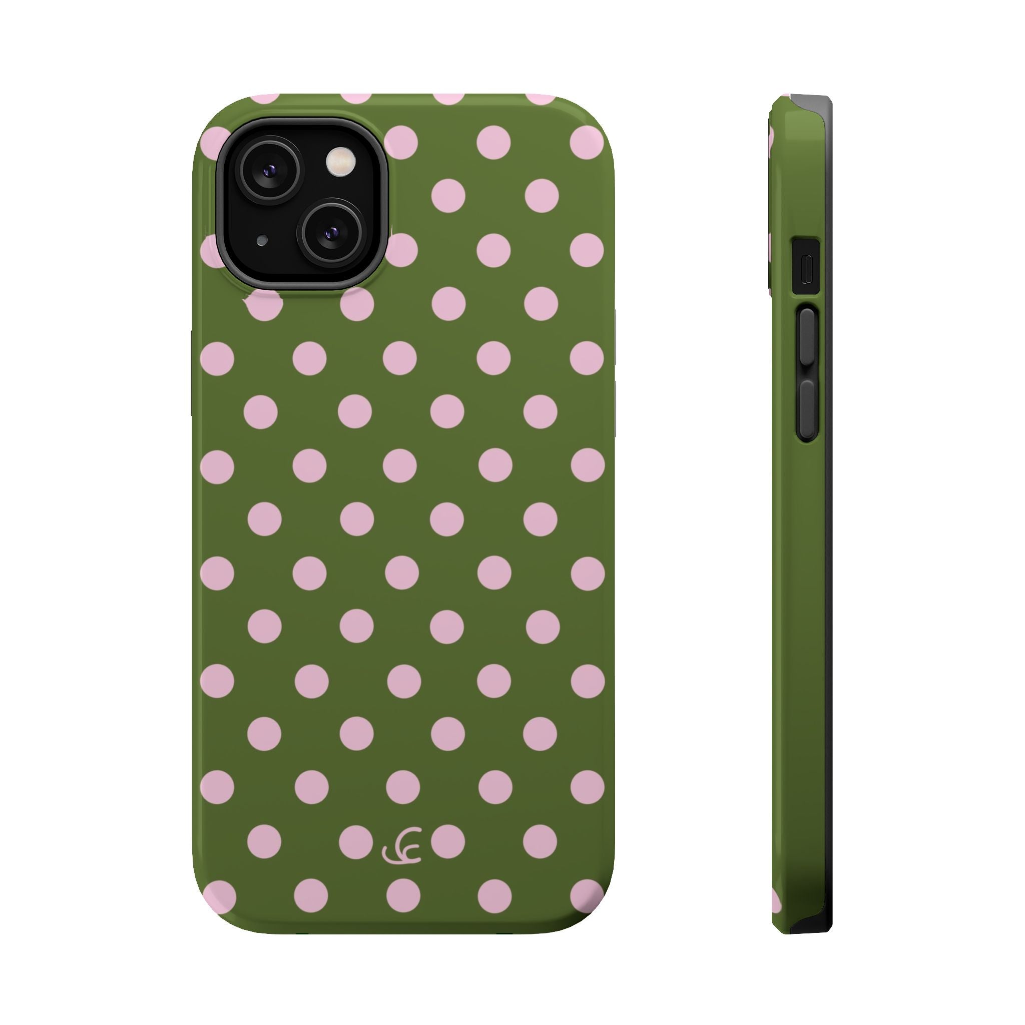 Strawberry Matcha Polka Dot