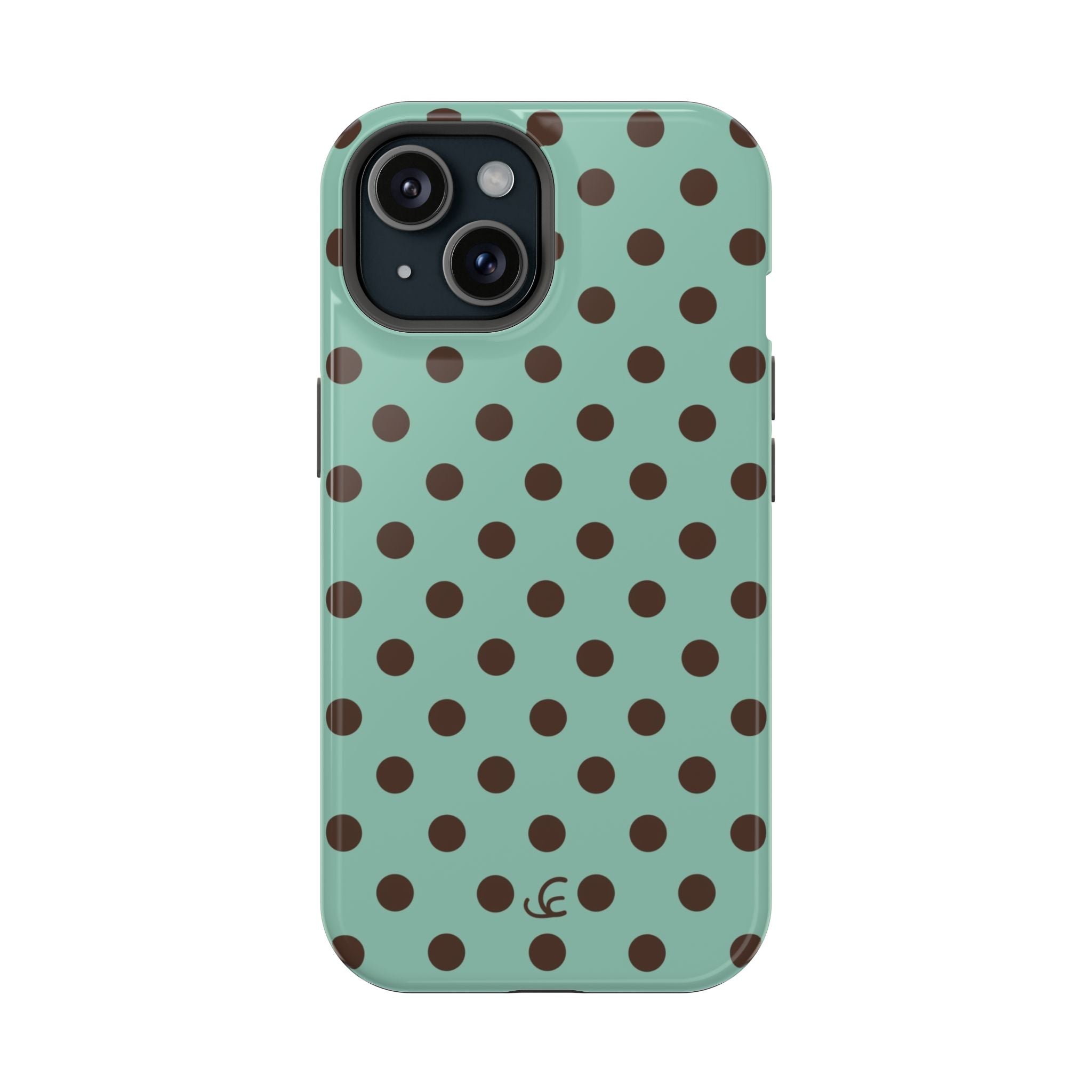 Mint Choco Polka Dot
