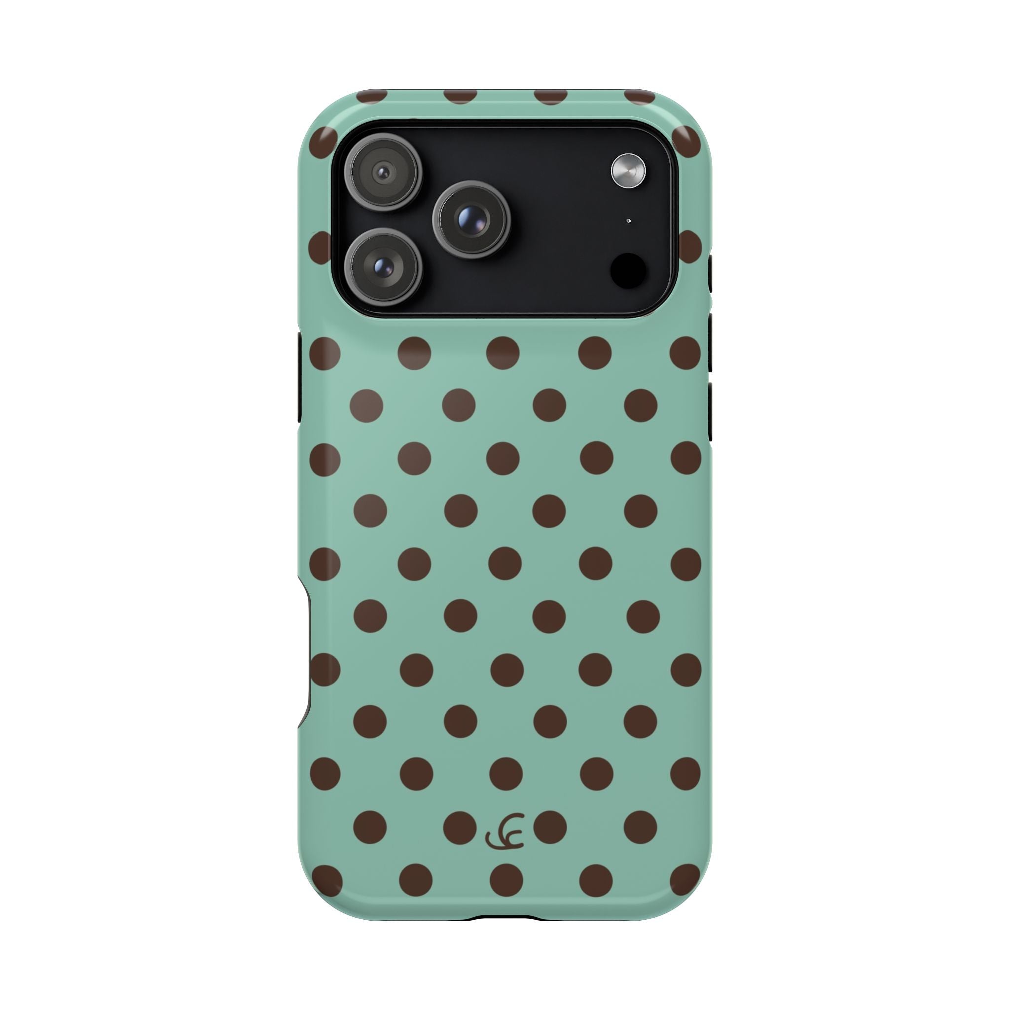 Mint Choco Polka Dot