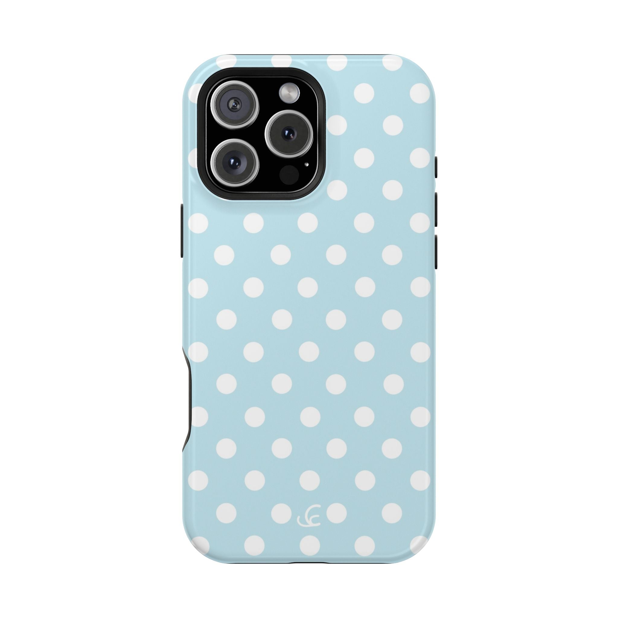 Baby Blue Polka Dot